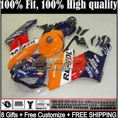 Bodys Injection For HONDA CBR1000 CBR 1000 RR CC 1000CC 50CL.0 CBR1000RR 04 05 CBR 1000RR 2004 2005 OEM Fairings Repsol Blue