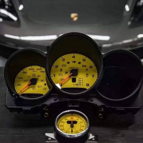 Speed Gauge Faces Sticker For Porsche Macan 718 982 Instrument Cluster Overlay 280KM/H