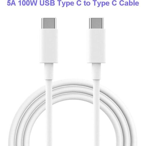 5A Type C to USB C Cable 100W PD Fast Charging Cable For For Apple MacBook Pro for Samsung S10 S9 A9 A8