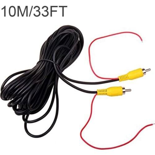 Bluelans 10m/32ft Camera Video Extension Cable Lead + Reverse Wire Car Backup Parking Kit