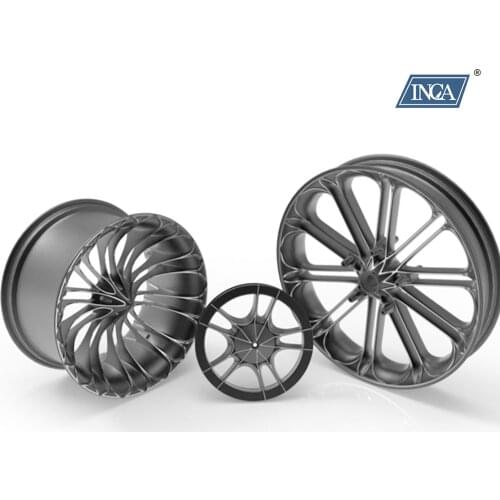 INCA Customization 3D wheel Style +Rear Pulely+Front and Rear Disc Whole set for VROD Breakout Fat boy