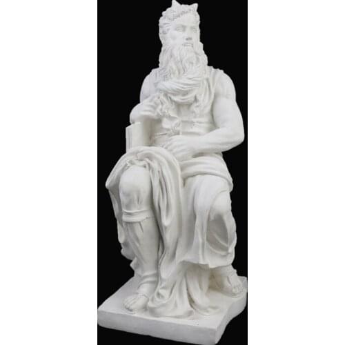 CREATIVE HEBREW JUDAISM ART SCULPTURE PROPHET MOSE FIGURE STATUE RESIN CRAFT HOME DECORATION ACCESSORIES BIRTHDAY GIFT R3341