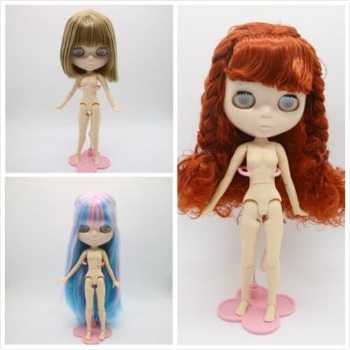 Without eyes chips without make up joint body Nude blyth doll for DIY 3