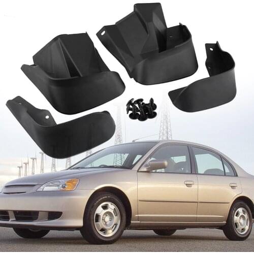 Small Front + Rear Splash Guards Outdoor Personal Car Parts Mud Flaps Mudguard Decoration for Honda Civic 1996-2000