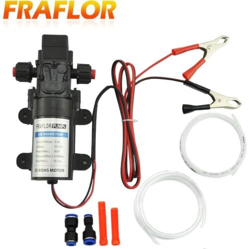 Mini Electric Oil Pump 12V Portable Fuel Direct transfer Filter Universal For Pumping Diesel Oil Water Car Boat Motorbike Use
