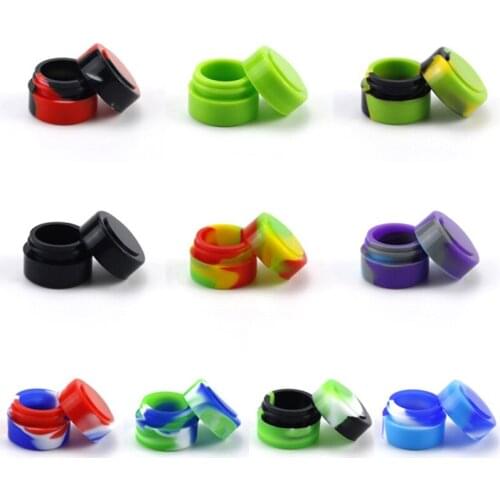 1Pcs Multi Purpose Stainless Steel Tin Box 5ml Silicone Wax Container And Picker Tools Set Wax Carving Travel Kit Cigarette Box