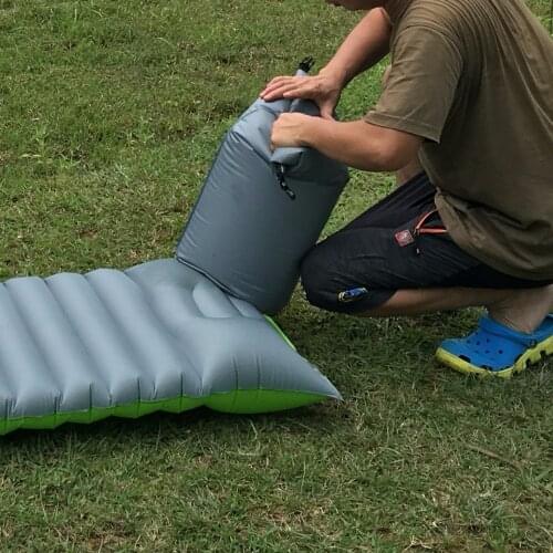 AXEMAN Multipurpose Inflatable Swimsuit Float Bag Clothing Drifting Waterproof Bag Shower Bag Water blowing mat