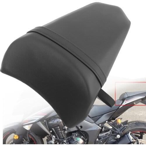 Motorcycle Black Rear Pillion Passenger Seat Fit For Kawasaki Ninja 650 EX650 ER-6F 2017 2018 2019 New