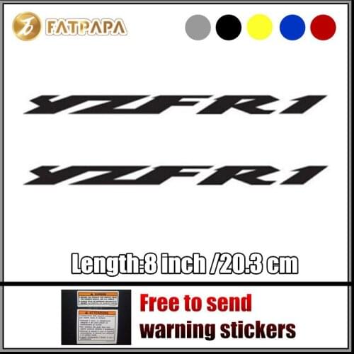 Motorcycle bike Fuel tank Wheels Fairing notebook Luggage helmet MOTO Sticker decals Fit For YAMAHA YZF R1