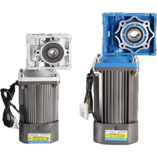 60W 220V AC Geared Motor, RV030 Worm Geared Motor + speed governor