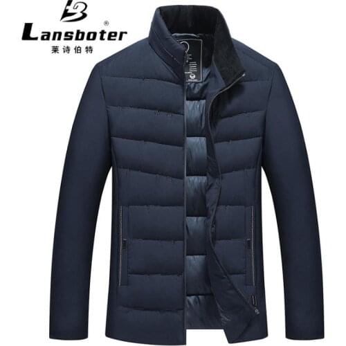 Winter Parkas Jackets Mens Thick Coat Parka Jacket Plus Size Men Stand Cotton-padded clothes Mens Thicken Coats XXXXL