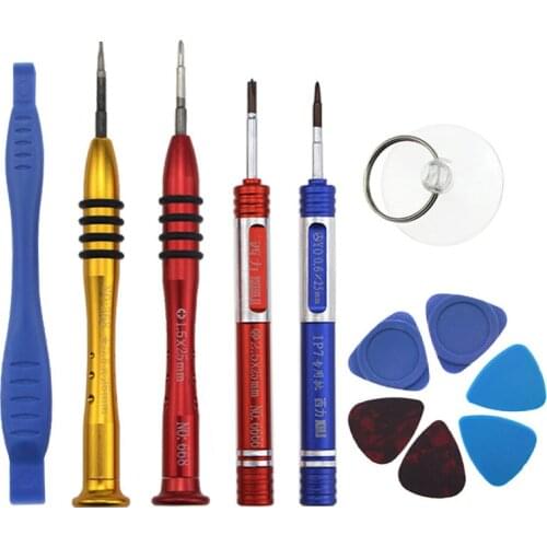 UANME 12 IN 1 Repair Tools Kit For iPhone 4 5 6 6plus/iPad/Tablet/Smartphone Screwdriver Set Mobile Phone Repair Tools