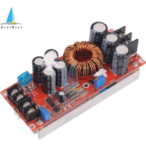 DC DC Voltage Converter Adjustable Boost Step Up Power Supply Module 1200W 20A 8-60V to 12-83V Regulator