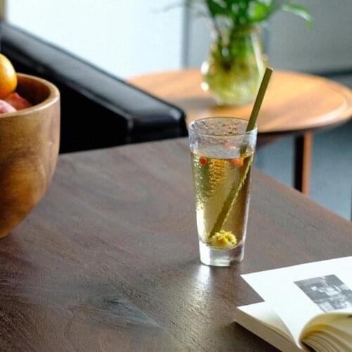 Wholesale 100pcs 100% Natural Bamboo Drinking Straws Tableware for Party Birthday Wedding 23cm Bamboo Straws Bar Accessories