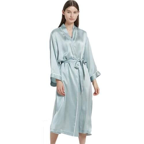 Sexy Elgent Long Women Nightrobes Long Sleeve Pajamas Bathrobe with Belt Photo Shoot Dress Party Evening Nightgowns