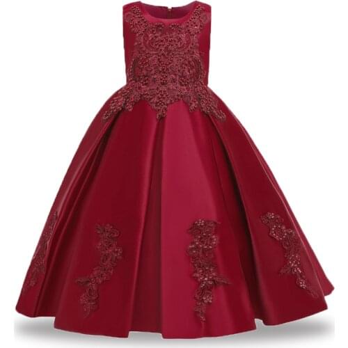 Teens Girl Dress for Girls Elegant Birthday Party Dresses Communion Baptism Gown Christmas Play Clothes High Quality Costume