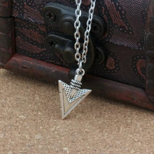 3pcs/Lots Arrow Alloy Charms Pendant Necklaces Jewelry DIY 20 inches Chains A-412d