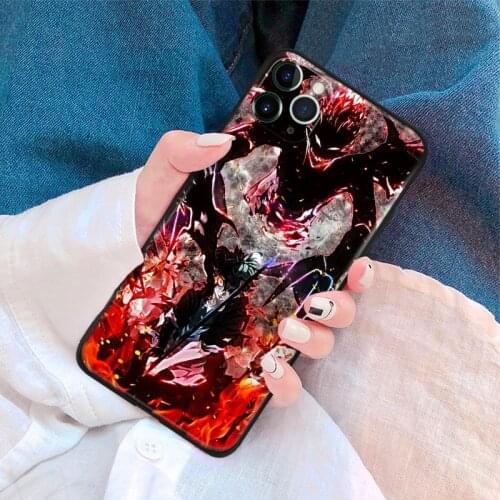 Asta Black Clover demon form anime For iPhone se 6 6s 7 8 plus x xr xs 11 pro max soft silicone phone case cover shell