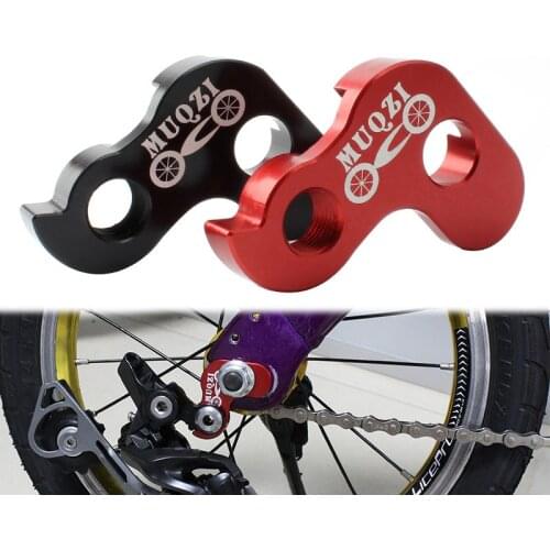 Foldable Bicycle Rear Derailleur Modified Hanger Bike Rear Derailleur Tail Hook Hanger Aluminum Alloy Bicycle Accessorie