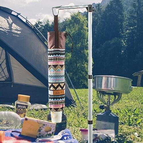 Outdoor Disposable Paper Cup Storage Bag Portable Hanging Bag Waterproof Camping Cup Organizer