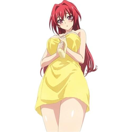 Funny Fashion Car Stickers Lovely Girl Cartoon Anime Decals Car Window Motorcycle Decoration Vinyl KK PVC 13cm X 6.9cm