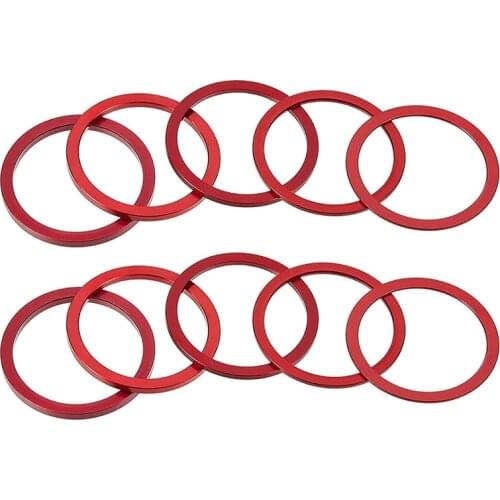 10 Pcs Bike Bicycle 7 8 9 10 11 Speed Flywheel Hub Washer 1Mm 1.5 Mm 2 Mm 2.5 Mm 3.0 Mm Bottom Bracket Washer