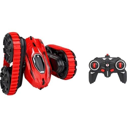 2.4Ghz Tracked Car Jumping Car 360° Flip RC Vehicle Toys Stunt Drift Deformation Car