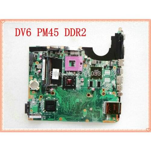 511864-001 for HP Pavilion DV6-1000 NOTEBOOK DA0UT3MB8D0 DV6 DV6-1000 PM45 DDR2 Laptop Motherboard s478