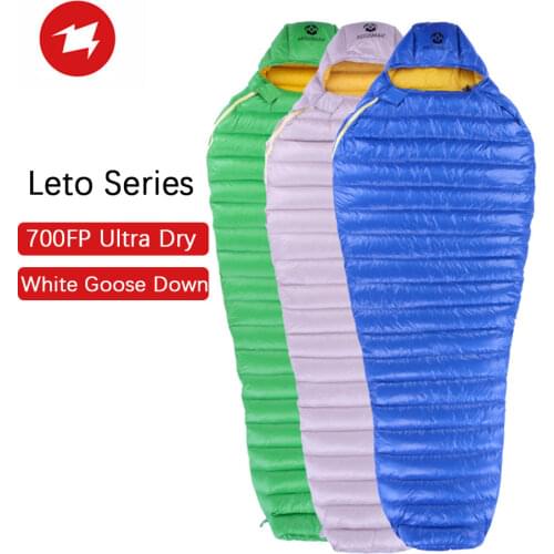 AEGISMAX LETO Ultra Light Goose Down Sleeping Bag Outdoor Camping Adult Thicken Keep Warm Three Seasons Can Be Spliced Bag