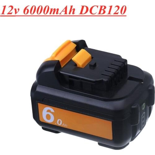 12V 3.0Ah 6000mAh Li-ion For DEWALT DCB120 DCB121 DCB123 DCB125 DCD710 DCF813 DCF815 DCF610 DCB100 DCT410S power tool Battery