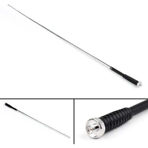 Artudatech 1Pcs Telescopic Spring VHF 136-174MHz SMA-Female Antenna For Kenwood Radio