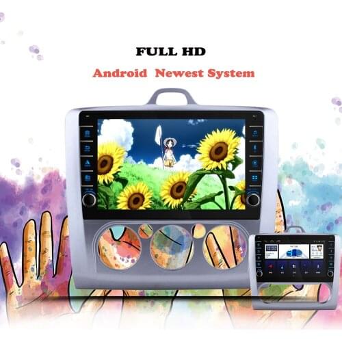Car Radio For Ford Focus 2 Mk2 2004 2005 2006 2007 2008 - 2011 Android Multimedia Player Navigation GPS 2 din DVD Tape Recorder
