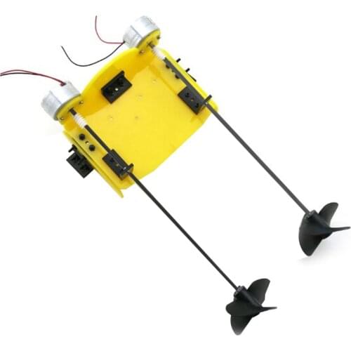 JMT DIY Handmade Accessory Boat Ship Kit Electric Two Motor Propeller Power Driven for Remote Control Boat Model Robot