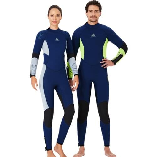 Mens 5MM Neoprene Women Black/Grey Wetsuit Scuba Diving Surfing Fullsuit Jumpsuit Wetsuits Wet Suit Men 5 millimetre New 2021