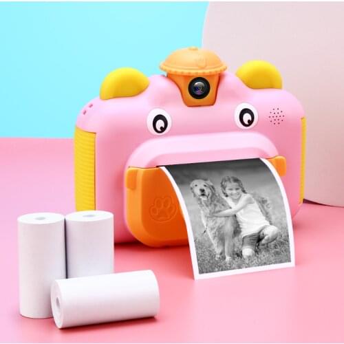 New Kids Camera Instant Print Camera for Children 1080P HD Video Photo Camera Toys with 32GB Card