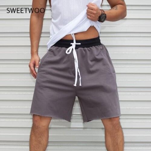 New Mens Breathable Quick Dry Shorts Fitness Bodybuilding Shorts Mens Gyms Men Fashion Leisure Cotton Shorts