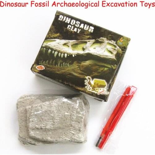 Novelty Dinosaur Fossil Archaeological Excavation Toys Creative Dinosaurs Clay Model for Kids Children Interactive