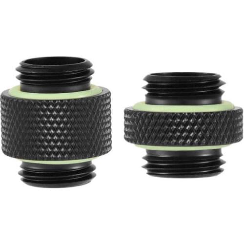 2pcs G1/4 Thread Water Cooling Fitting Adapter Connector for Computer Water Cooling System Long Short Style Optional