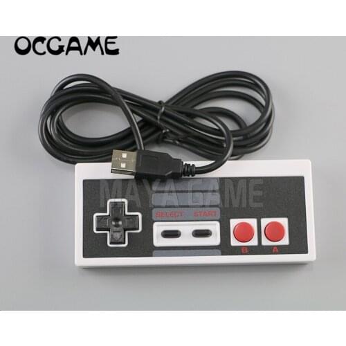 OCGAME Hot Classic USB Controller Gaming Gamer JoyStick Joypad For NES Windows PC for MAC Computer Game Controller 10pcs/lot