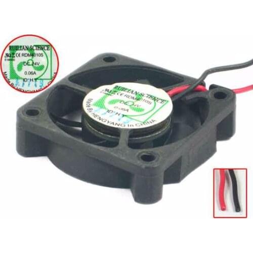 RUILIAN RDM4010S Server Cooling Fan DC 24V 0.06A 40x40x10mm 2-wire
