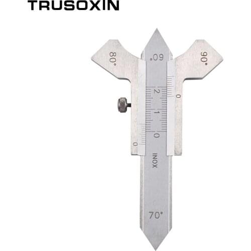 Welding Tools Welding Gauge Weld Inspection Gage Weld Seam Bead/Fillet/Crown Test Ulnar Ruler 60 70 80 90 Degree Angle Measure