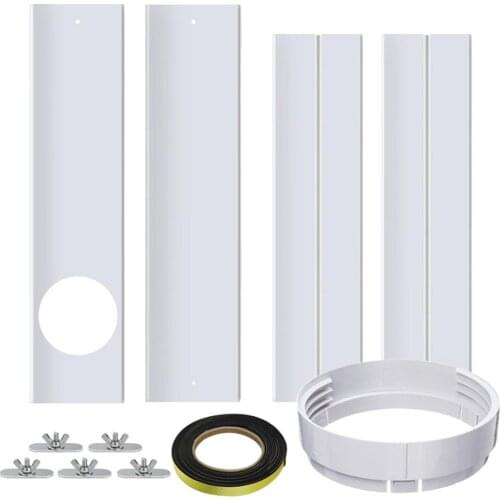 Air-Conditioning Window Sealing Plate Adjustable Window Ventilation Kit Portable Adjustable Window Baffle Accessory Set For Home