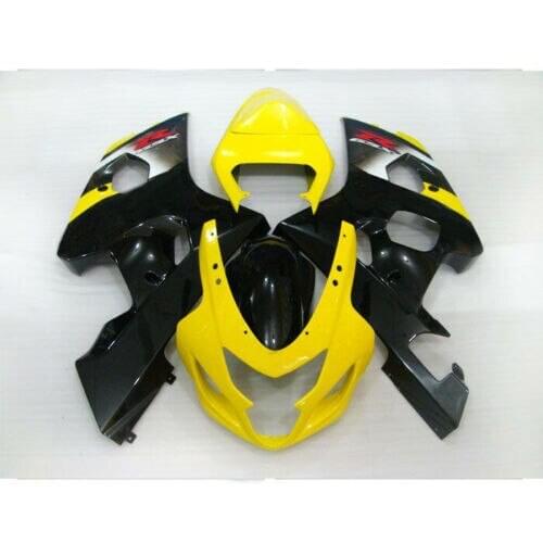 Wotefusi Bodywork Fairing Set G For GSXR600 750 K4 2004 2005 Painted ABS