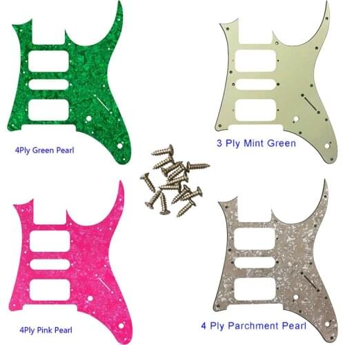 Pleroo Custom Guitar Parts - For MIJ Ibanze GRG 250 Guitar Pickguard HSH Humbucker Pickup Scratch Plate Replacement