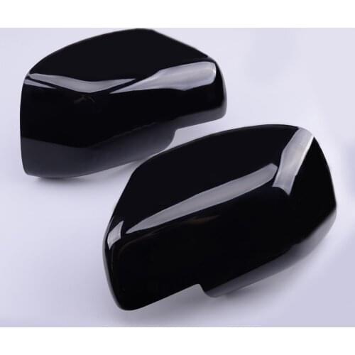 1 Pair ABS Black Car Rearview Side Wing Mirror Cover Fit For Land Rover Discovery Freelander Range Rover Sport