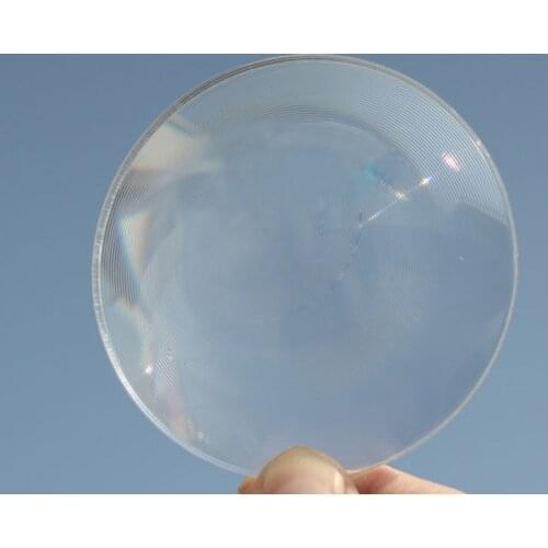 140mm Round Plastic Fresnel Condensing Lens Focal Length 100 120 220mm Plane Magnifier Solar Concentrator LED Lens 1PC