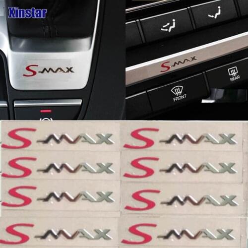 5pcs 10pcs Stainless Steel Car Rearview Mirror Sticker For Ford Smax S-MAX