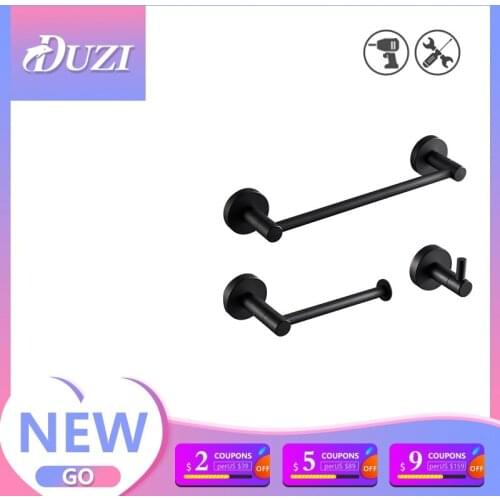 Toilet Paper Holder Standing Roll Towel Bar Rack Modern Shower Bathroom Accessories Set Round Wall Coat Hanger Clothes Hook Nail