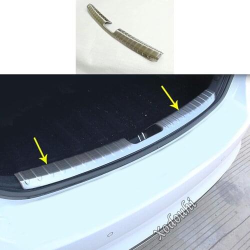 For Hyundai Elantra Avante 2016 2017 2018 2019 2020 Car Inner Inside Rear Bumper Trim Stainless Steel Sill Trunk Plate Frame