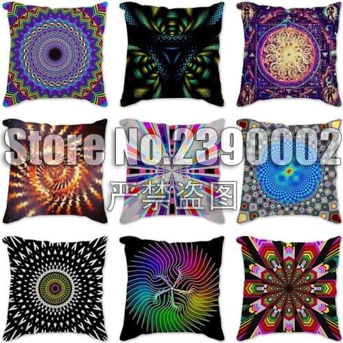 Geometric Cushion Cover Cheap color Pillow Covers for Sofa Seat Chair car Decorative Throw Pillow Covers Linen Cases Pillowcase